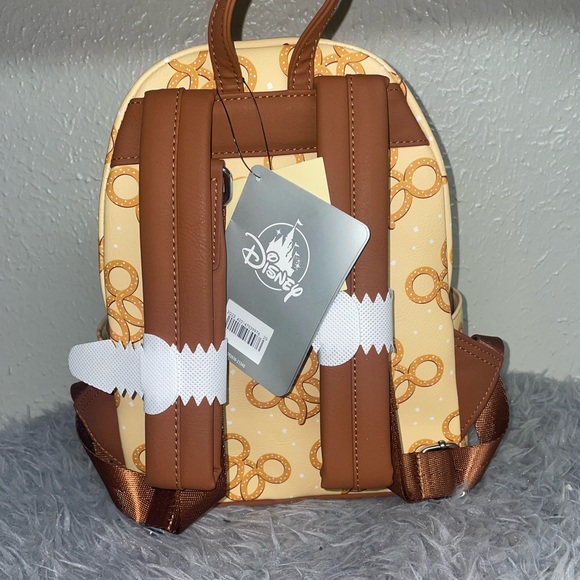Loungefly Disney Parks Mickey Mouse Pretzel Backpack - Picture 5 of 5